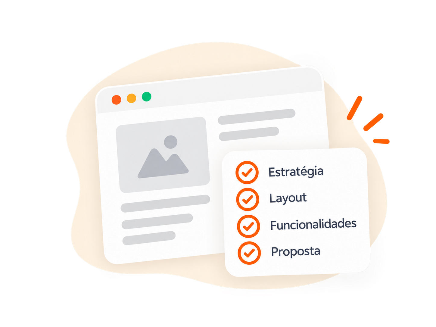 Proposta visual com estratégia, layout e funcionalidades do projeto
