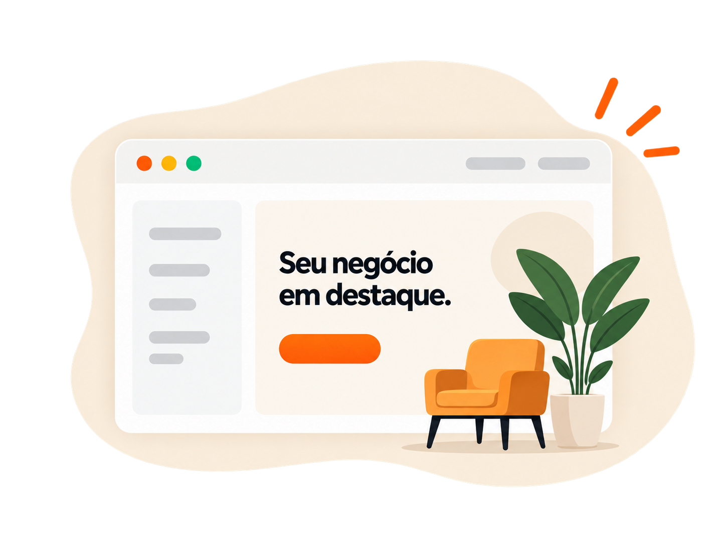 Desenvolvimento de uma página para destacar o negócio